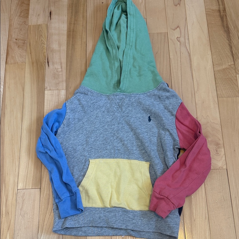 Poli Colorblock Hoodie with Logo